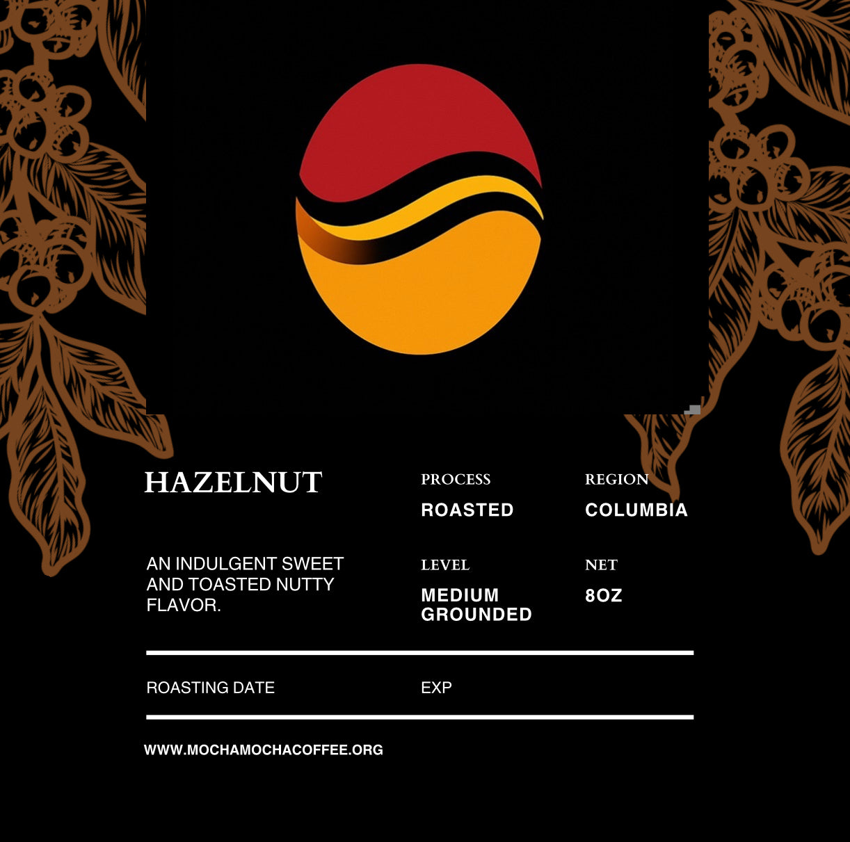 Hazelnut coffee (8oz)