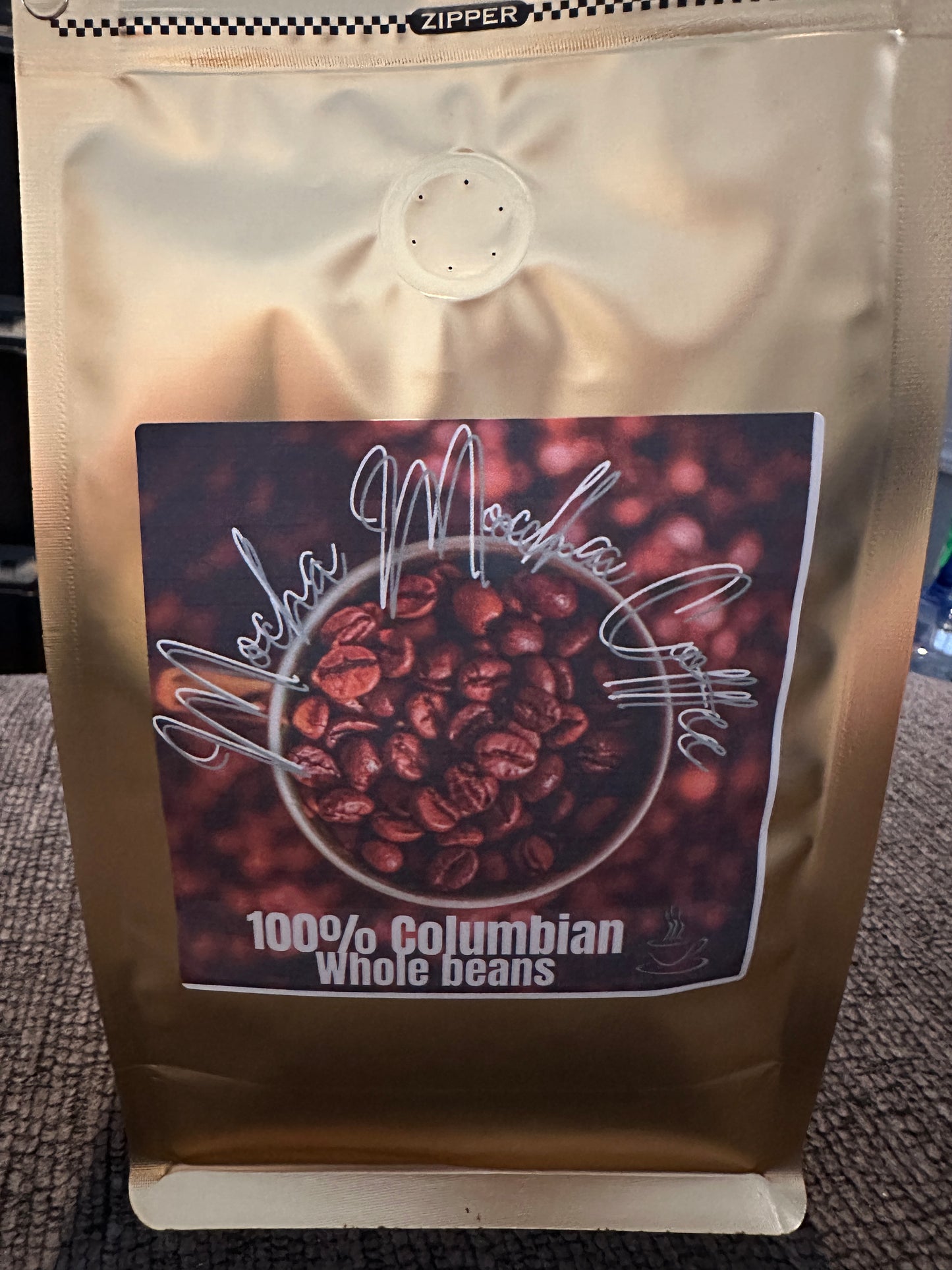 100% Columbian Whole Beans(16oz)